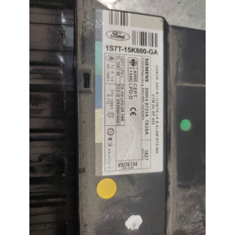 Recambio de modulo electronico para ford mondeo berlina (ge) ambiente referencia OEM IAM 1S7T15K600GA 4