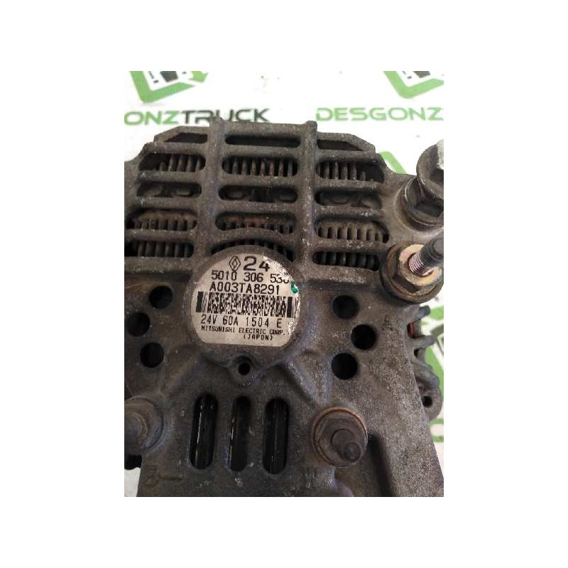 Recambio de alternador para renault midlum 6.2 diesel referencia OEM IAM 501030653 A003TA8291 POLEA 2 CARRILES - Blanco 3