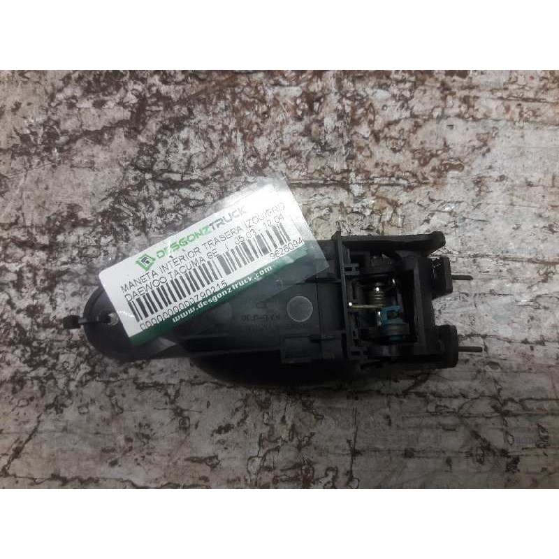 Recambio de maneta interior trasera izquierda para daewoo tacuma se referencia OEM IAM 96260946 - Verde 2
