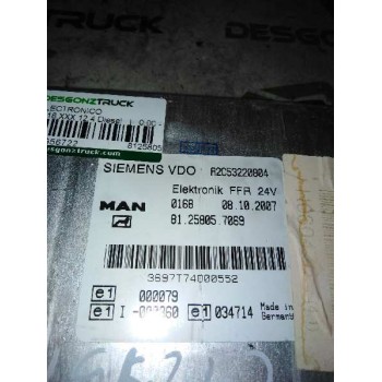 Recambio de modulo electronico para man tg - a 18.xxx 12.4 diesel referencia OEM IAM 81258057069  CENTRALITA FFR