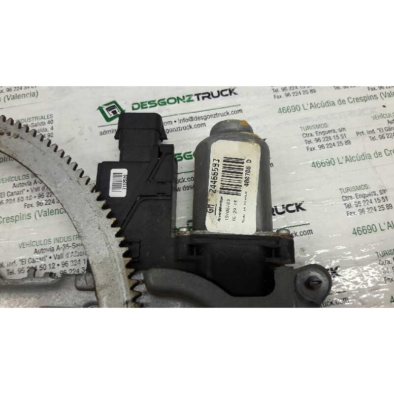 Recambio de elevalunas delantero izquierdo para opel corsa c 1.2 16v cat (z 12 xe / lw4) referencia OEM IAM 24466593 - Gris 2