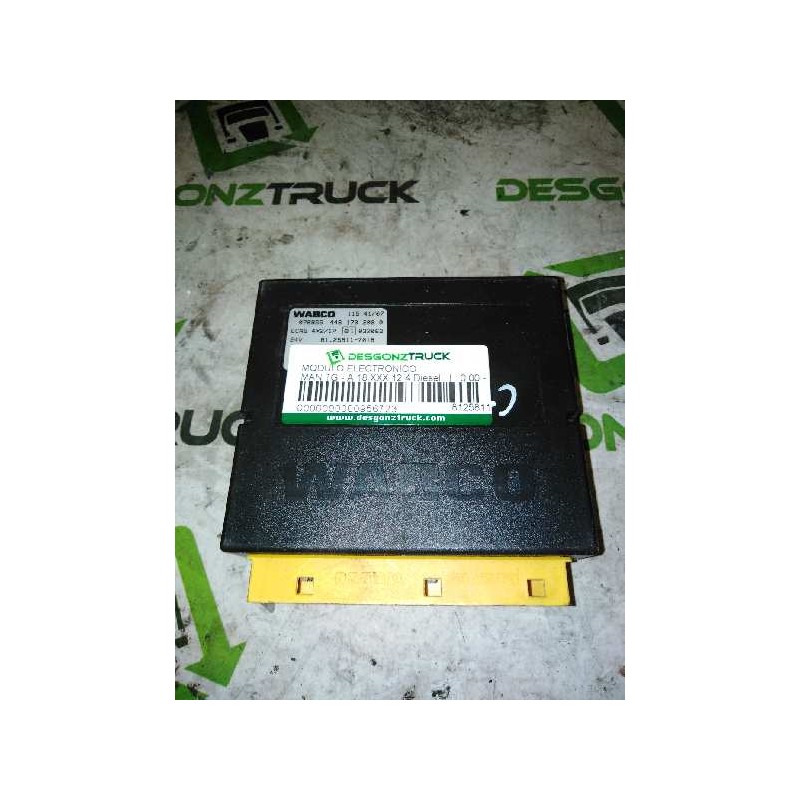 Recambio de modulo electronico para man tg - a 18.xxx 12.4 diesel referencia OEM IAM 81258117018 4461702090 CENTRALITA ECAS