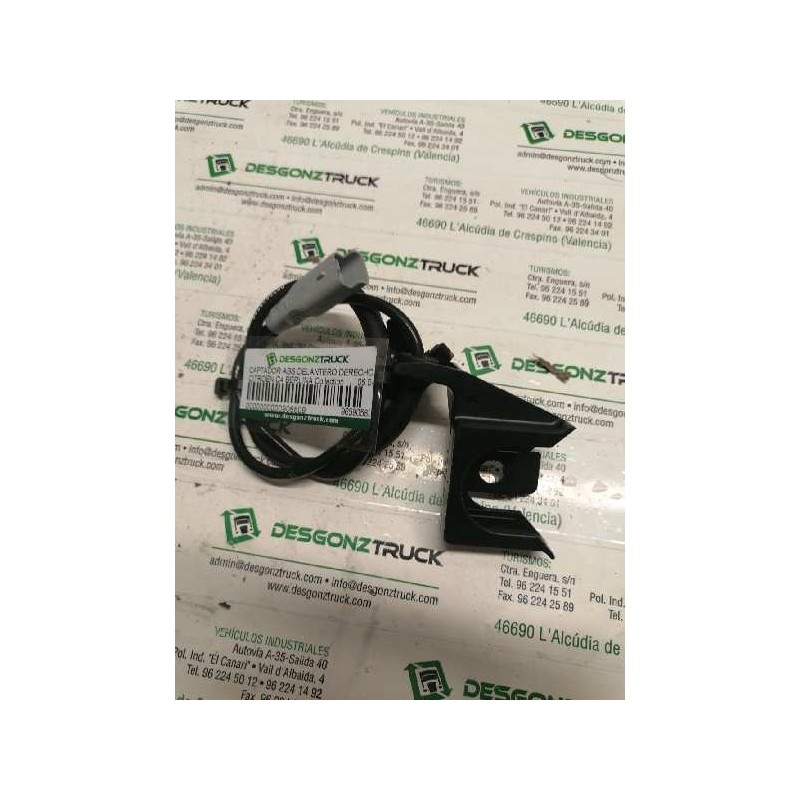 Recambio de captador abs delantero derecho para citroën c4 berlina collection referencia OEM IAM 9659058280 2 PINS 