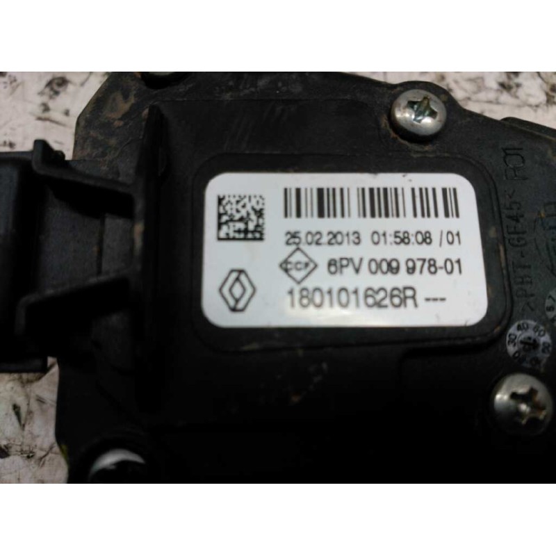 Recambio de potenciometro pedal para renault master kasten l1h1 ka 2,8t referencia OEM IAM 6PV00997801 180101626R - Blanco 2