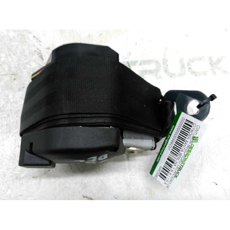 Recambio de cinturon seguridad delantero derecho para citroën xantia berlina 1.6i x / 1.6 x referencia OEM IAM NVE3382 - Verde