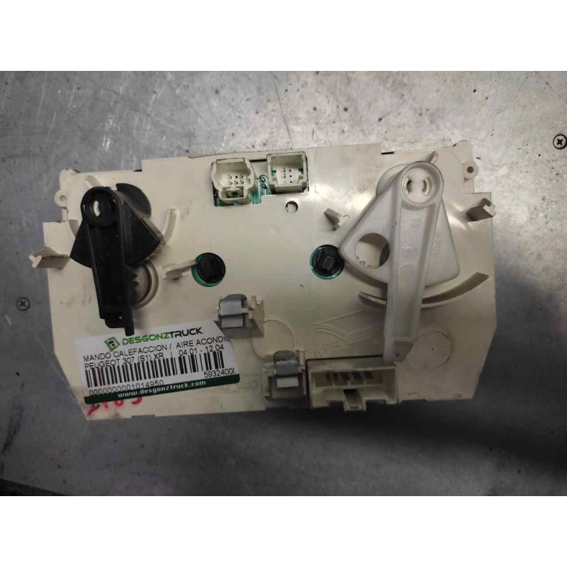 Recambio de mando calefaccion / aire acondicionado para peugeot 307 (s1) xr referencia OEM IAM 593240000 5 PINS - Azul 2