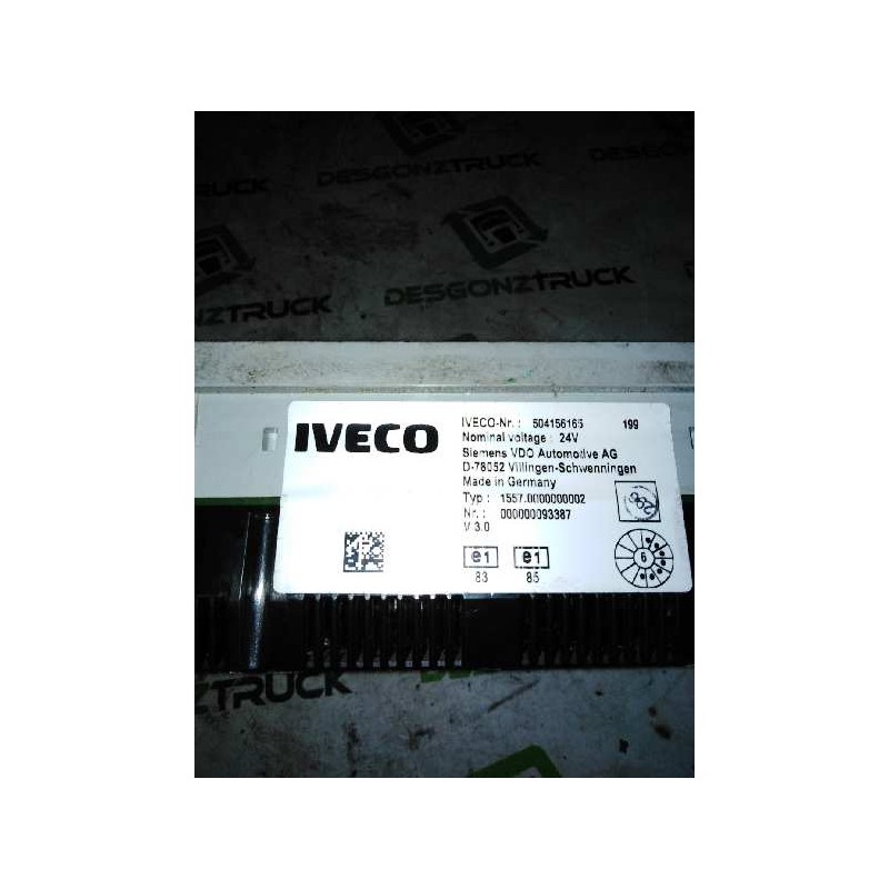 Recambio de cuadro instrumentos para iveco stralis (as) fsa t / fp lt 4x2 gran espacio referencia OEM IAM 504156165 2