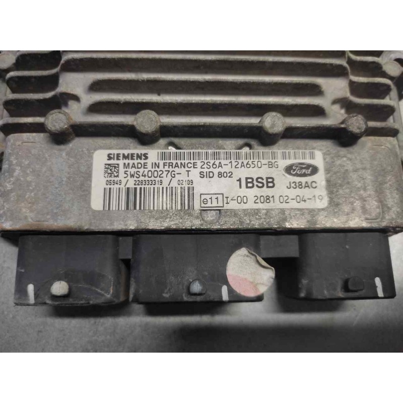 Recambio de centralita motor uce para ford fiesta (cbk) ambiente referencia OEM IAM 2S6A12A650BG 5WS40027GT 2