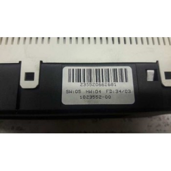 Recambio de pantalla multifuncion para opel astra g berlina club referencia OEM IAM 317099190  
