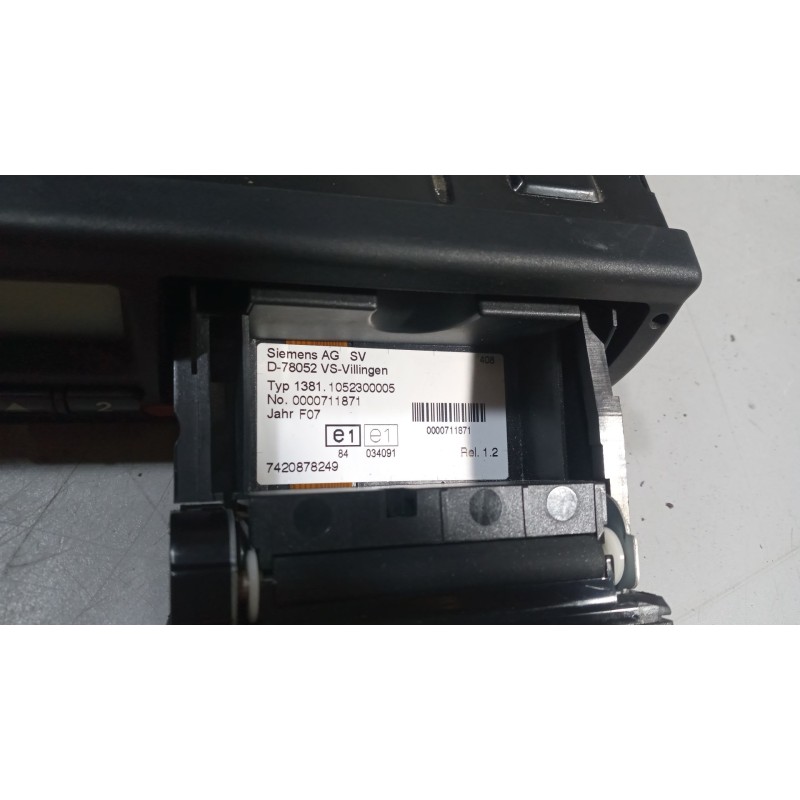 Recambio de tacografo para renault premium distribution 7.2 diesel referencia OEM IAM 13811052300005 0000711871 7420878249 3