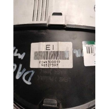 Recambio de cuadro instrumentos para daewoo matiz 0.8 cat referencia OEM IAM 96527397  