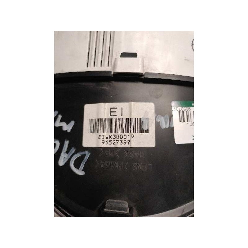 Recambio de cuadro instrumentos para daewoo matiz 0.8 cat referencia OEM IAM 96527397 2