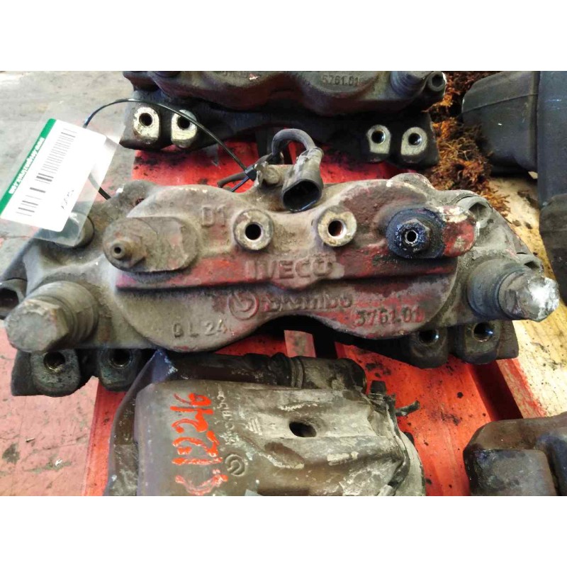Recambio de pinza freno delantera izquierda para iveco eurocargo 05.03  fg 75 e tráfico urbano referencia OEM IAM 500352565 5762 - Azul 2