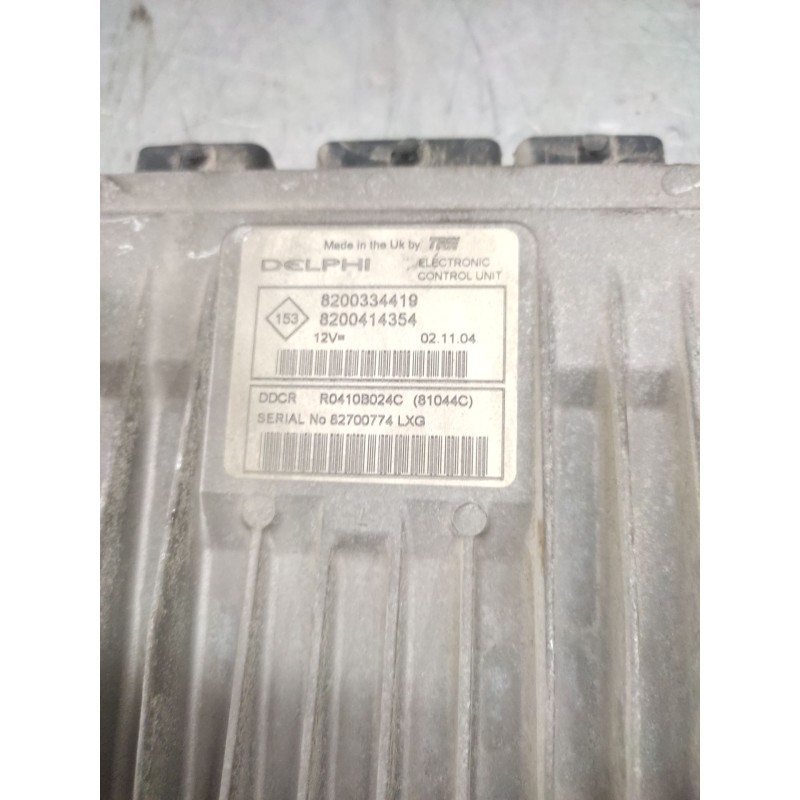 Recambio de centralita motor uce para renault megane ii classic berlina confort authentique referencia OEM IAM 8200334419  82004 4