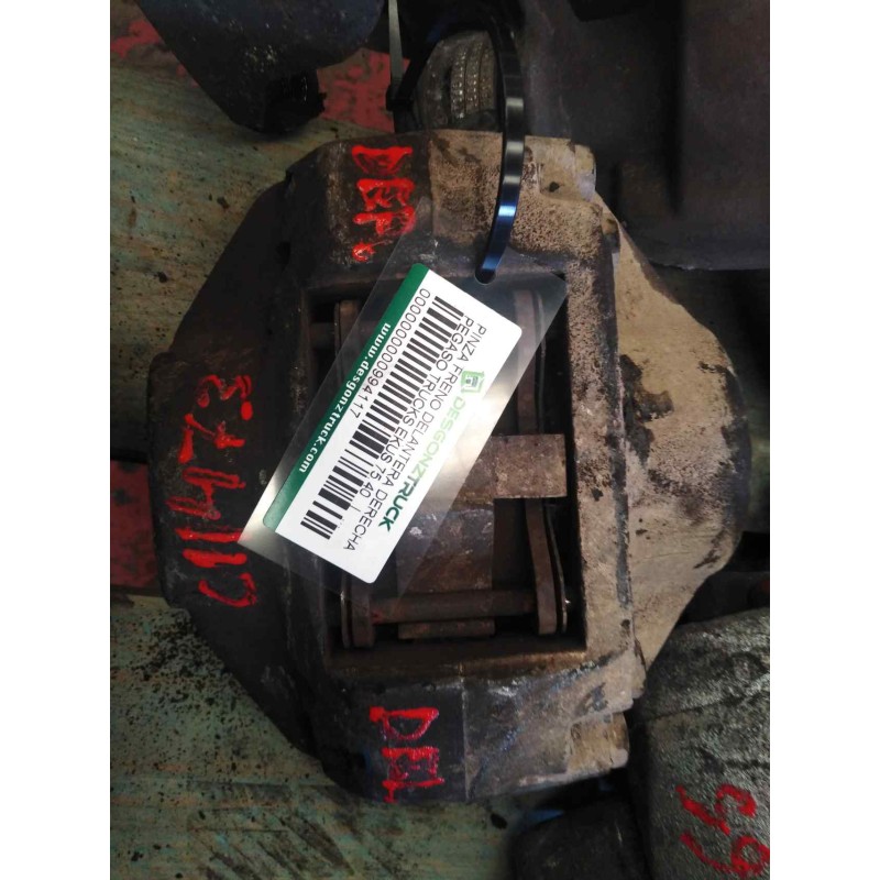 Recambio de pinza freno delantera derecha para pegaso trucks ekus 75.40 referencia OEM IAM   