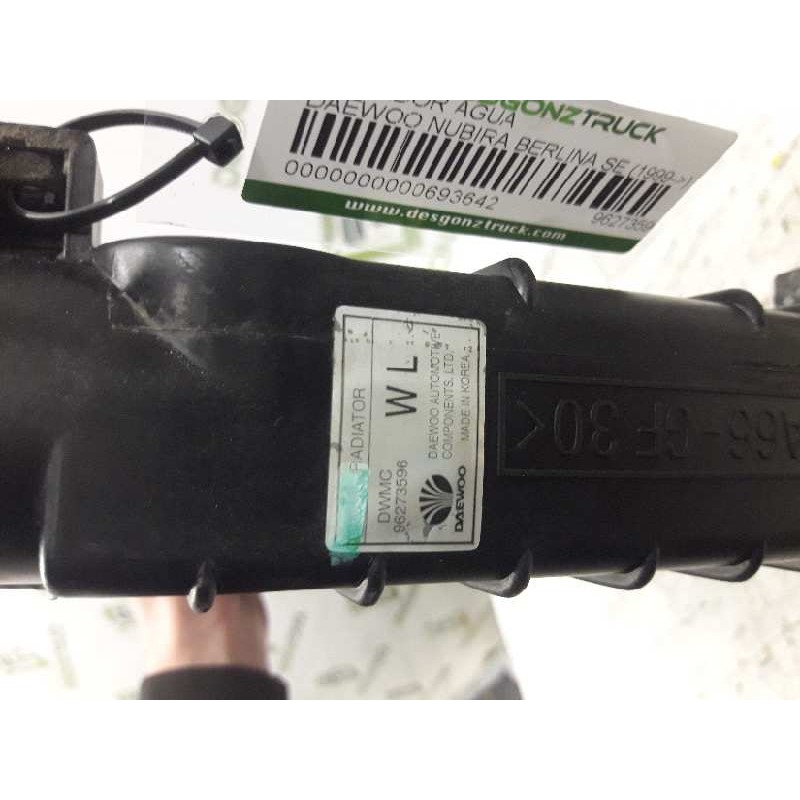 Recambio de radiador agua para daewoo nubira berlina se (1999) referencia OEM IAM 96273596 - Azul 2