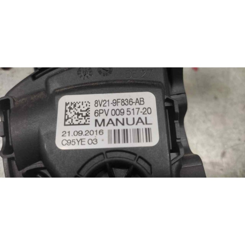 Recambio de potenciometro pedal para ford tourneo courier (c4a) ambiente referencia OEM IAM 8V219F836AB 6PV00951720 6 PINS - Azul 3