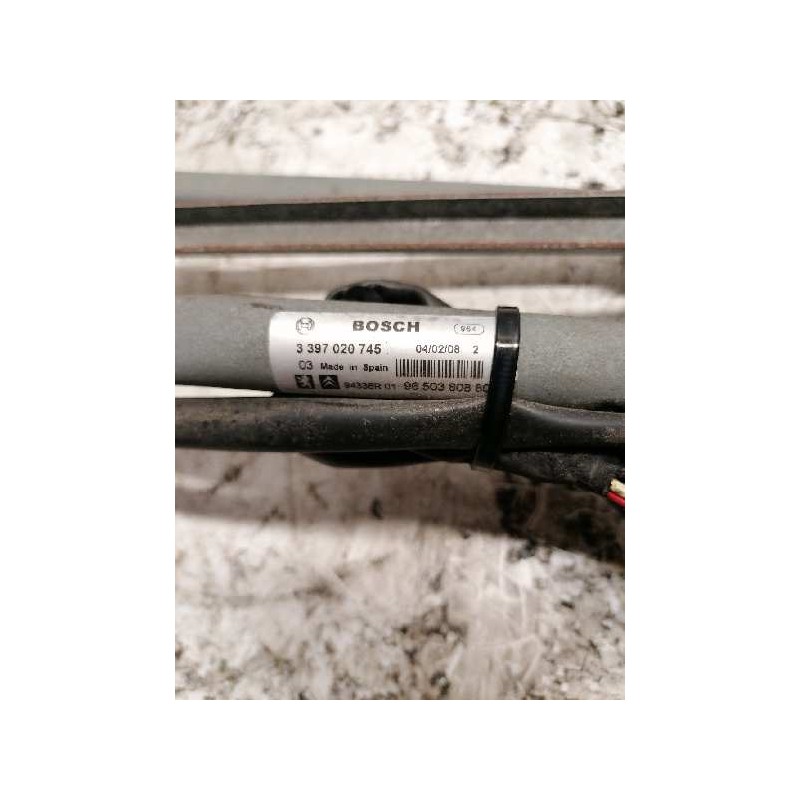 Recambio de motor limpia delantero para peugeot 207 rc referencia OEM IAM 0390241931 3397020745 4 PINS - Rojo 2