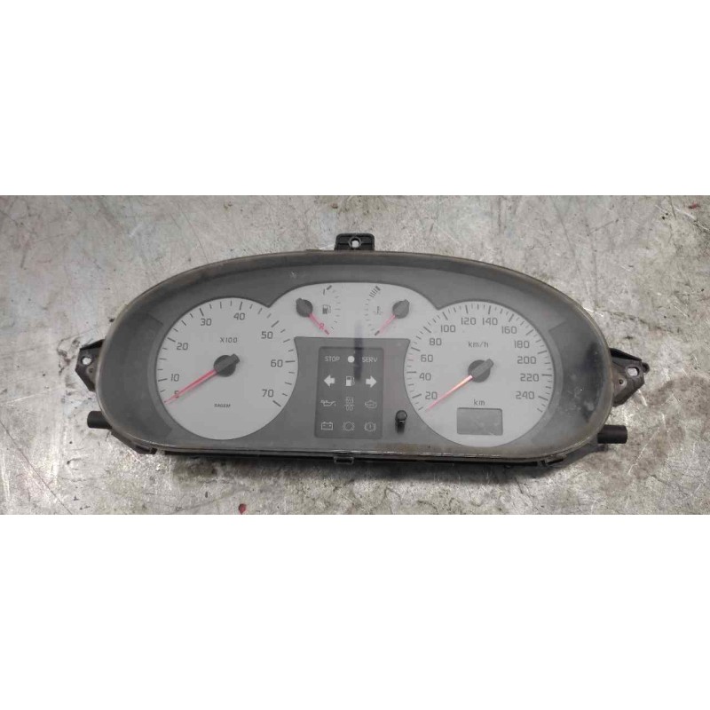 Recambio de cuadro instrumentos para renault megane i coupe fase 2 (da..) 1.6 16v expression referencia OEM IAM 8200038777 NS049 - Negro