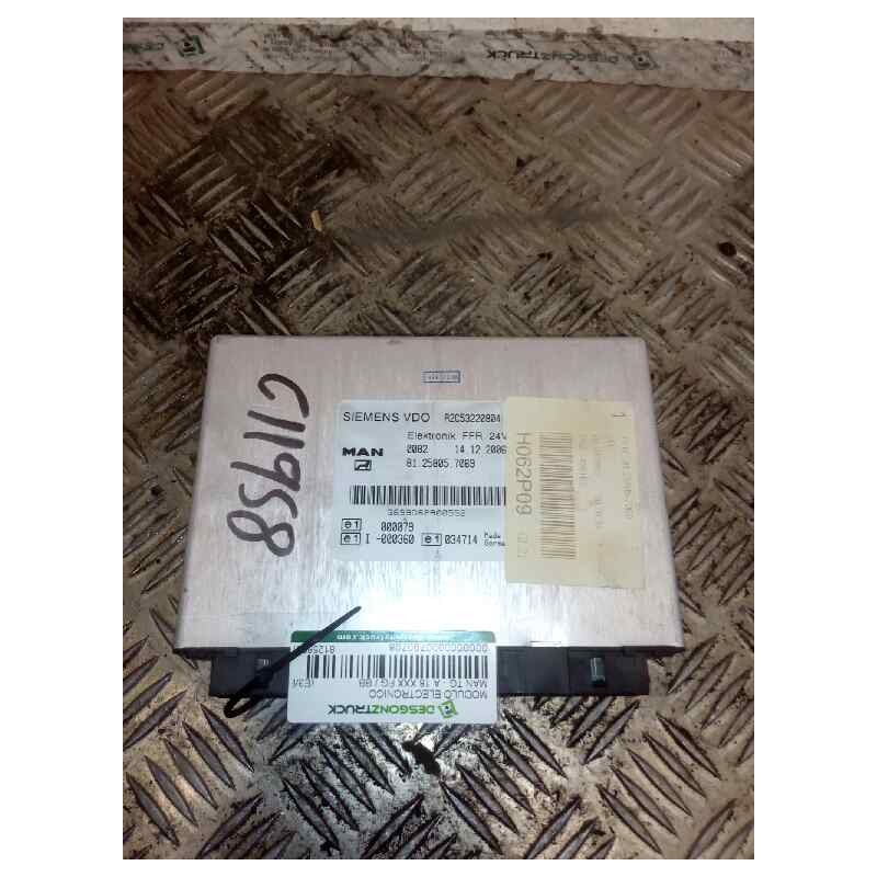 Recambio de modulo electronico para man tg - a 18.xxx fg / bb   (e3/e4) xlx referencia OEM IAM 81258057069  