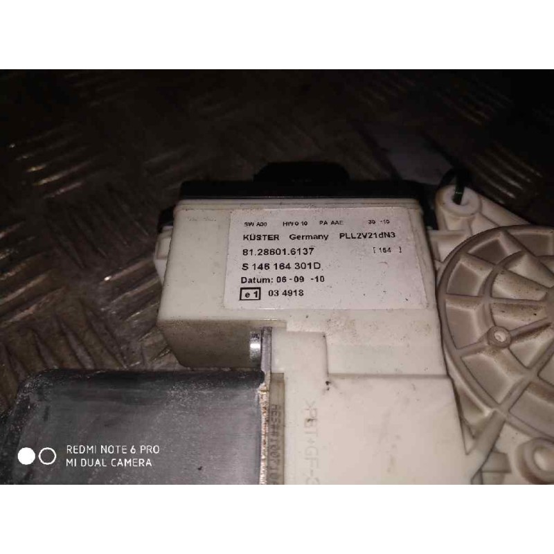 Recambio de motor elevalunas delantero izquierdo para man tgx 18 referencia OEM IAM 81286016137 2