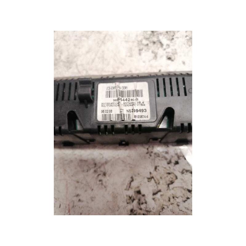 Recambio de pantalla multifuncion para peugeot 207 rc referencia OEM IAM 9664644280 NS339493 12 PINS - Rojo 3