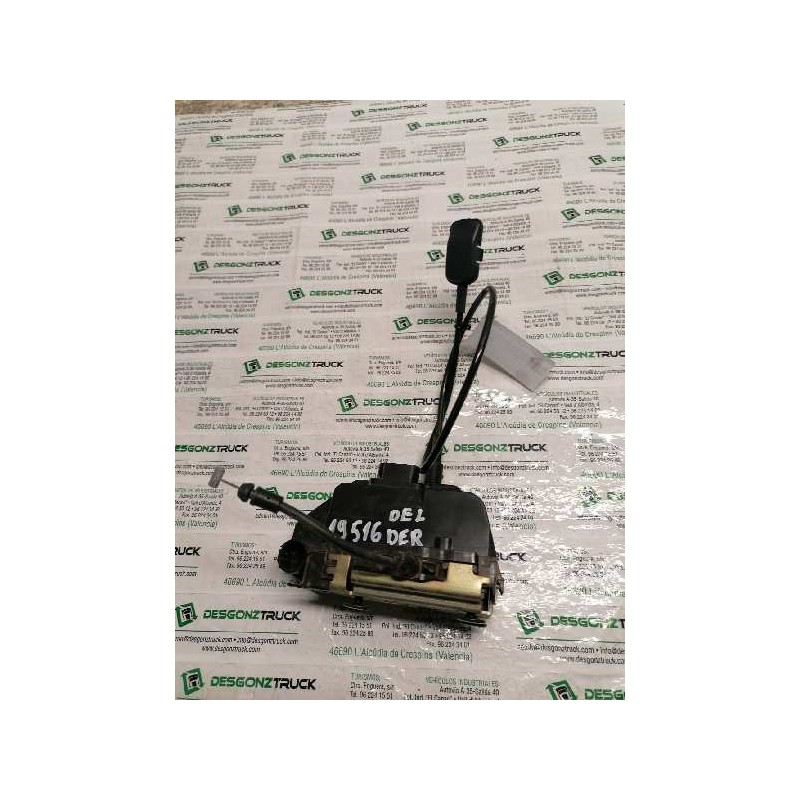 Recambio de cerradura puerta delantera derecha para renault scenic ii authentique referencia OEM IAM  4 PINS - Gris 3