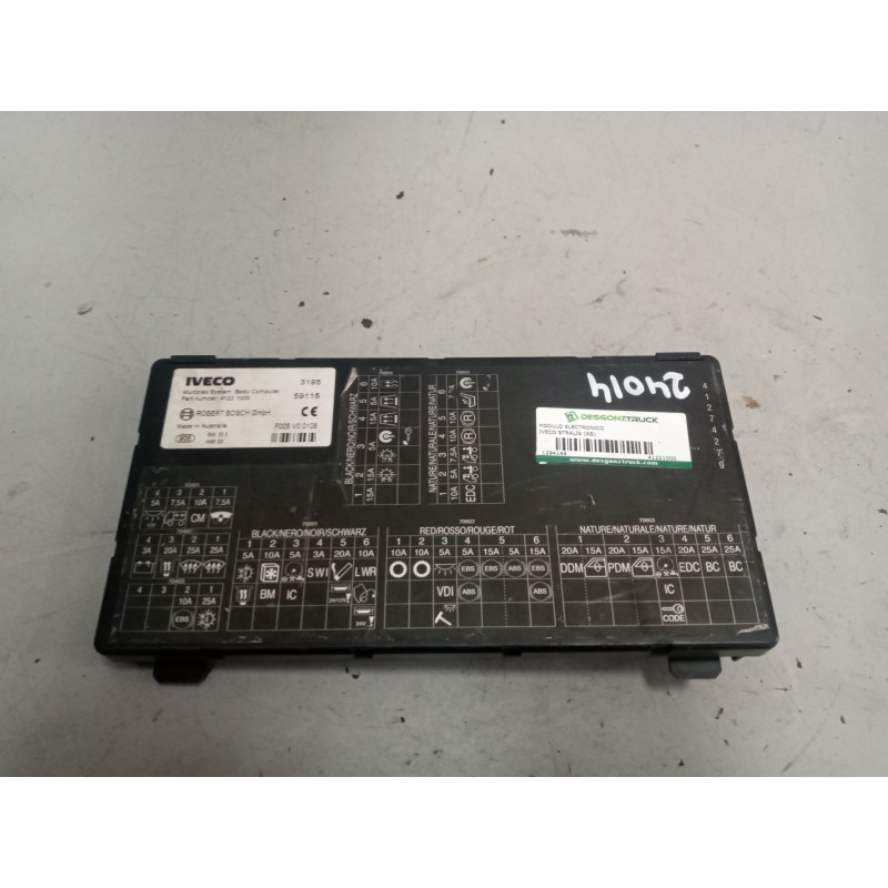 Recambio de modulo electronico para iveco stralis (as) 12.9 diesel referencia OEM IAM 41221000  SW20.3