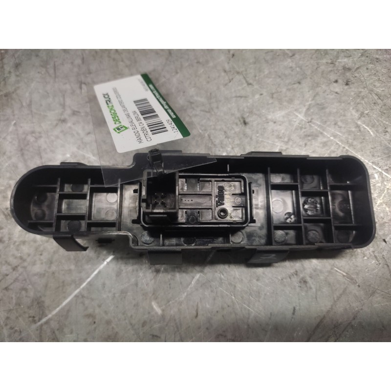 Recambio de mando elevalunas delantero izquierdo para citroën c4 berlina collection referencia OEM IAM 9651465677  4 PINS - Negro 2