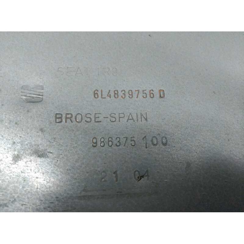 Recambio de elevalunas trasero derecho para seat ibiza (6l1) cool referencia OEM IAM 6L4839756D 2
