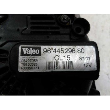 Recambio de alternador para peugeot 206 berlina x-line referencia OEM IAM 9644529680 CL15 2542705A