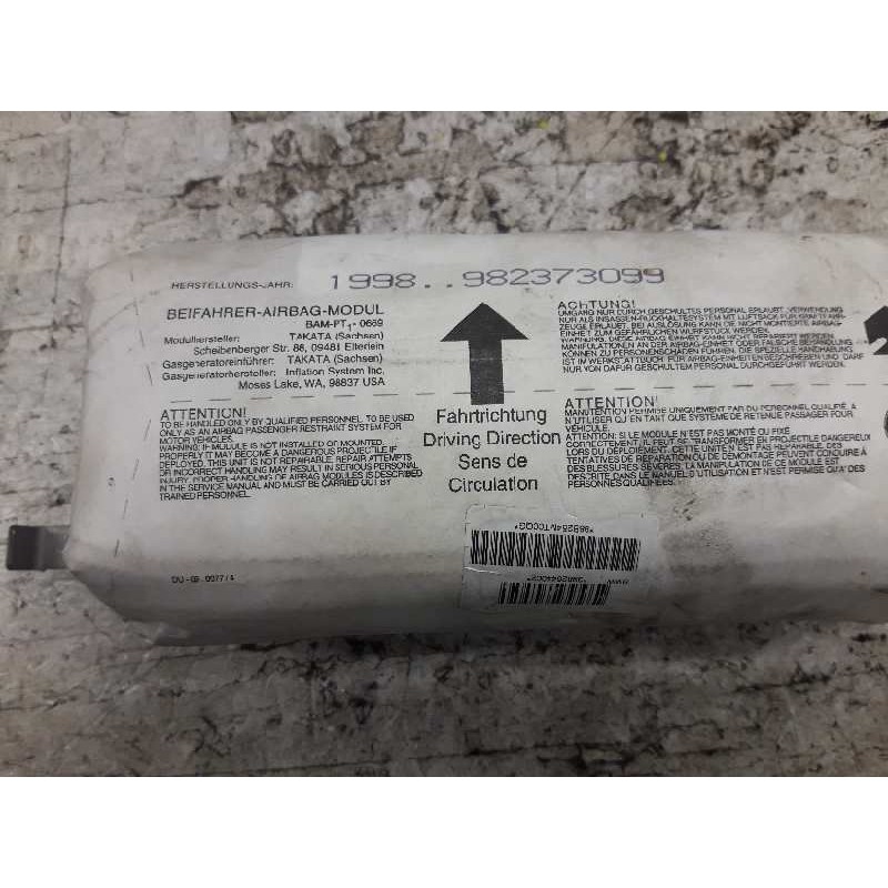 Recambio de airbag delantero derecho para bmw serie 3 berlina (e46) 320i referencia OEM IAM 3982644002 2