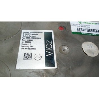 Recambio de modulo electronico para daf serie xf105.xxx 12.9 diesel referencia OEM IAM 1639082  version 1.0