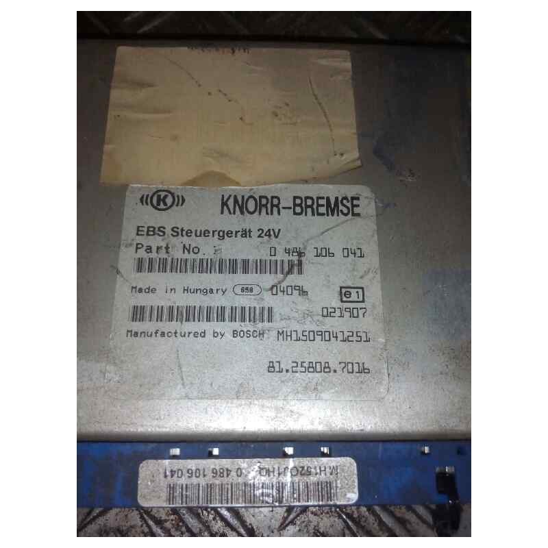 Recambio de modulo electronico para man tg - a 18.480 fg / bb (e3/e4) xlx referencia OEM IAM 81258087016 0486106041 CENTRALITA E - Blanco 2