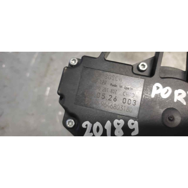 Recambio de motor limpia trasero para citroën c4 berlina lx referencia OEM IAM 0390201807 9646803180 3 PINS - Negro 3