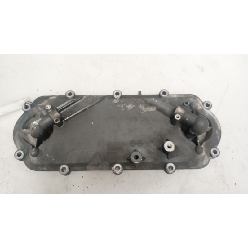 Recambio de tapa enfriador aceite para scania serie p/g/r (c-clase) fsa 420 (4x2) corto cp 13 / 14 b referencia OEM IAM 1549035 - Blanco