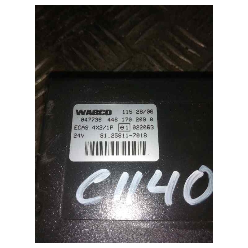 Recambio de modulo electronico para man tg - a 18.430 fg / bb (e3/e4) l referencia OEM IAM 81258117018 4461702090 CENTRALITA ECA - Blanco 2