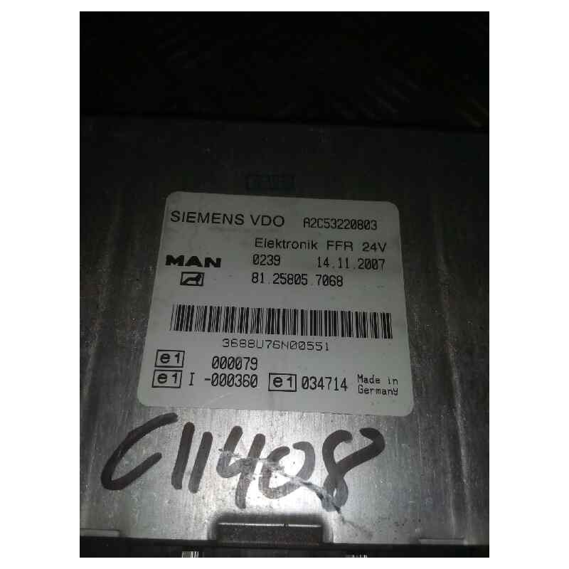 Recambio de modulo electronico para man tg - a 18.430 fg / bb (e3/e4) l referencia OEM IAM 81258057068 0486106071 - Blanco 2