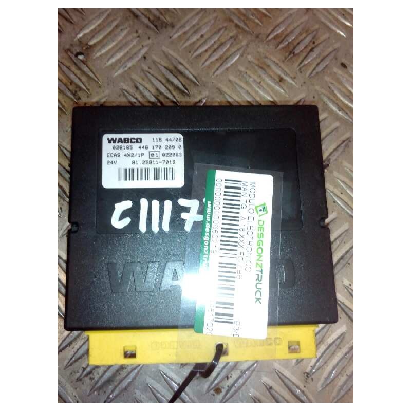 Recambio de modulo electronico para man tg - a 18.430 fg / bb (e3/e4) l referencia OEM IAM 4461702090 81258117018 CENTRALITA ECA - Blanco