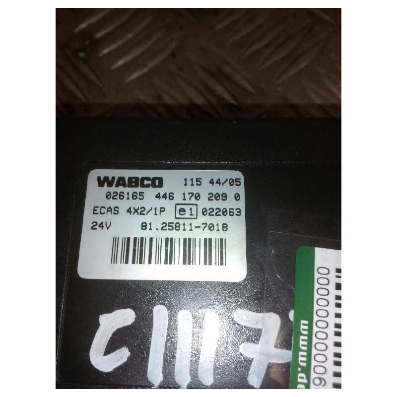 Recambio de modulo electronico para man tg - a 18.430 fg / bb (e3/e4) l referencia OEM IAM 4461702090 81258117018 CENTRALITA ECA - Blanco 2