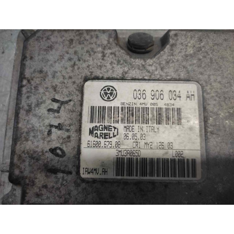 Recambio de centralita motor uce para seat cordoba berlina (6l2) fresh referencia OEM IAM 036906034AH 6160067908 - Gris 2