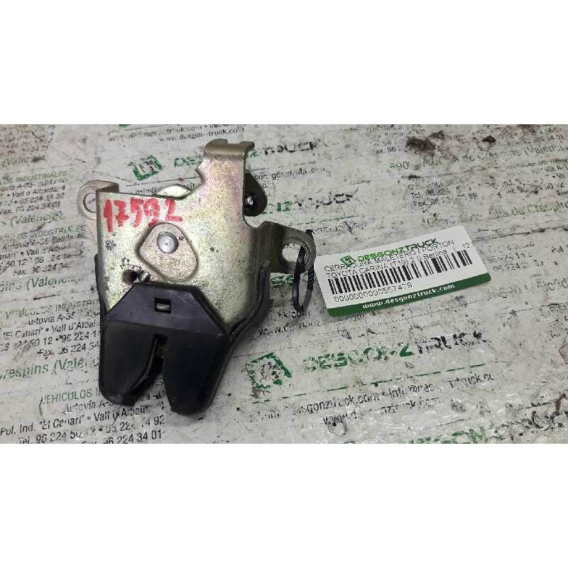 Recambio de cerradura maletero / porton para toyota carina (t19) 2.0 berlina referencia OEM IAM - Gris 2