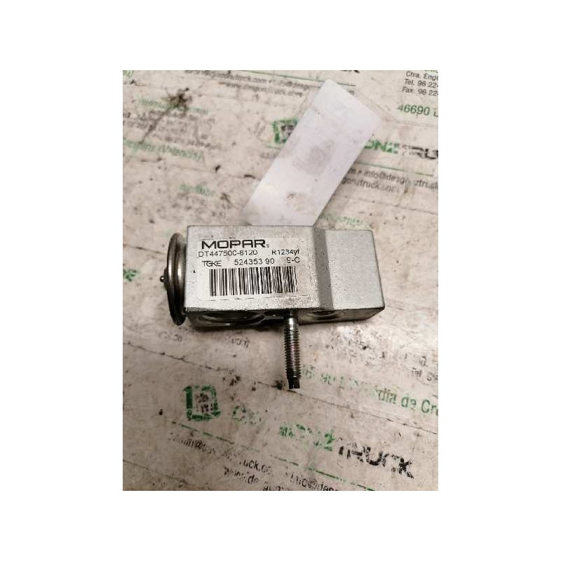 Recambio de valvula expansion para fiat tipo hatchback (356_, 357_) 1.3 d (356hxh1a) referencia OEM IAM DT4475006120 52435390