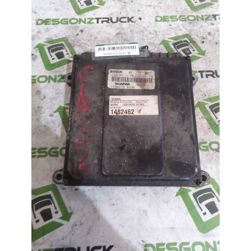 Recambio de modulo electronico para scania trucks serie 4 164 l/480 (480cv) referencia OEM IAM 1436272 0281010186 CENTRALITA MOT - Verde