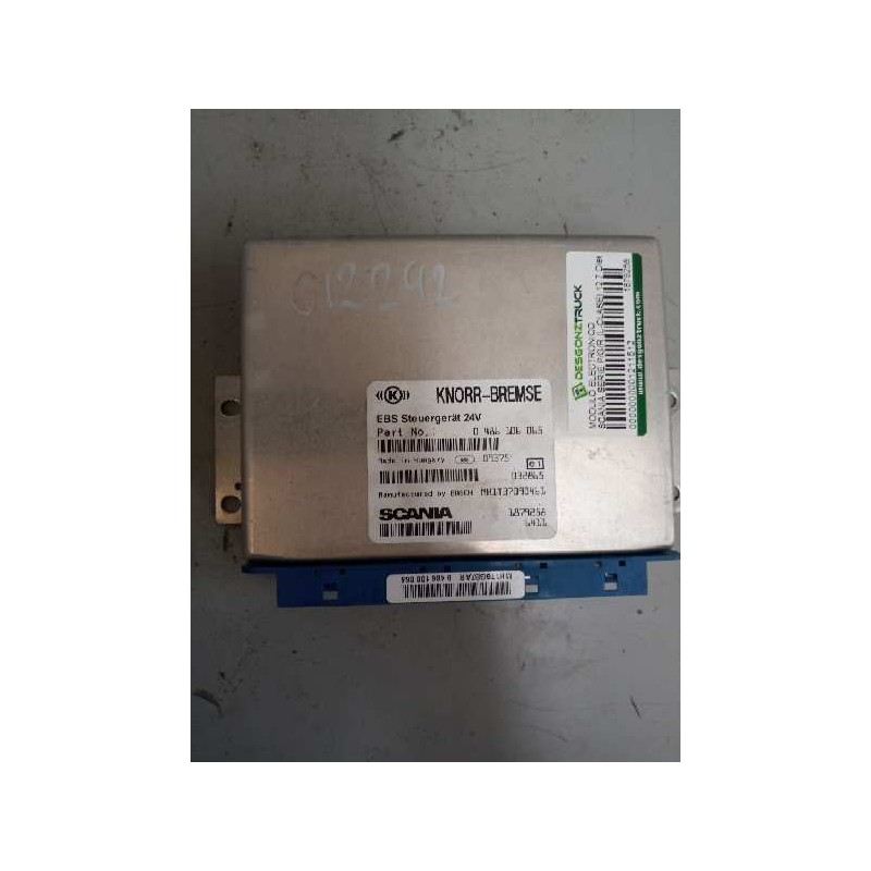 Recambio de modulo electronico para scania serie p/g/r (l-clase) 12.7 diesel referencia OEM IAM 1879258 0486106065 CENTRALITA EB - Azul