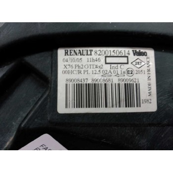 Recambio de faro izquierdo para renault kangoo (f/kc0) alize referencia OEM IAM 8200150614  