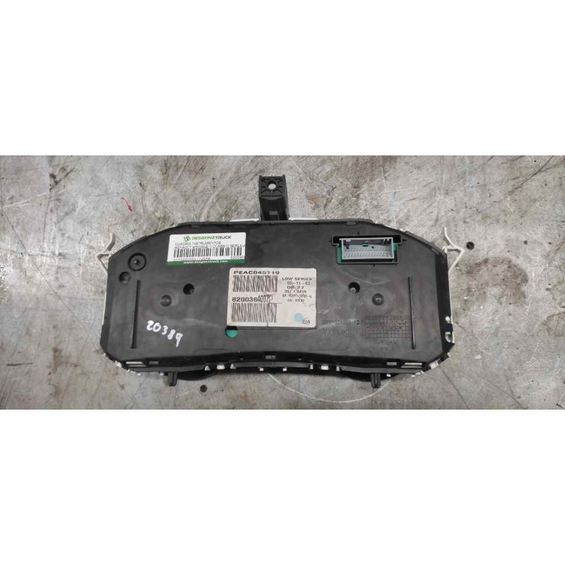 Recambio de cuadro instrumentos para renault megane ii classic berlina confort dynamique referencia OEM IAM 8200364007 - Gris 2