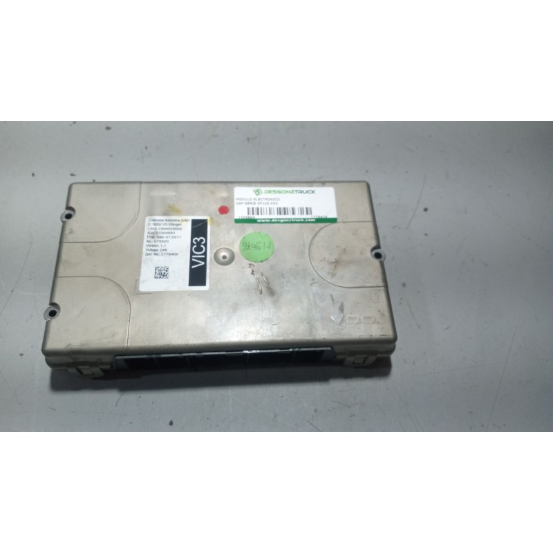 Recambio de modulo electronico para daf serie xf105.xxx 12.9 diesel referencia OEM IAM 1778409  VERSION 1.1