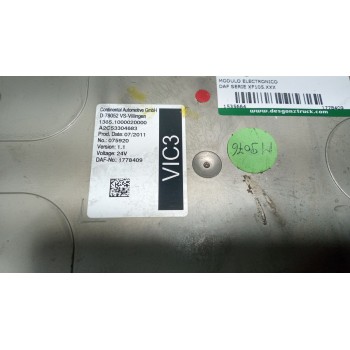Recambio de modulo electronico para daf serie xf105.xxx 12.9 diesel referencia OEM IAM 1778409  VERSION 1.1