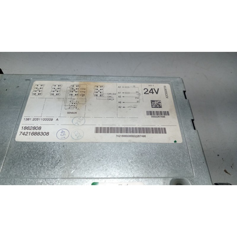 Recambio de tacografo para daf serie xf105.510 12.9 diesel referencia OEM IAM 13812051100009 0002267498 1862808 - Rojo 4